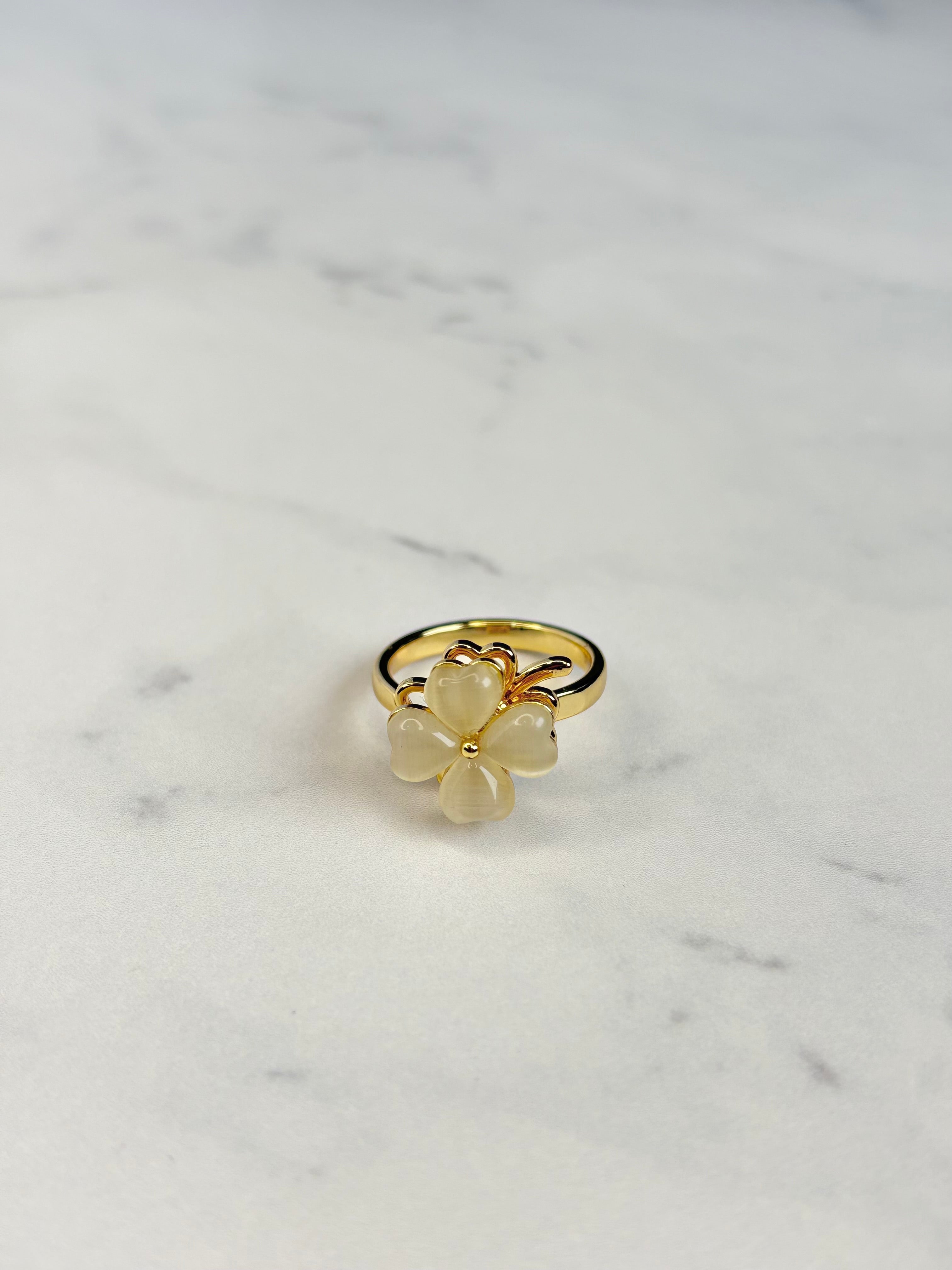 Anillo antiestrés Trébol