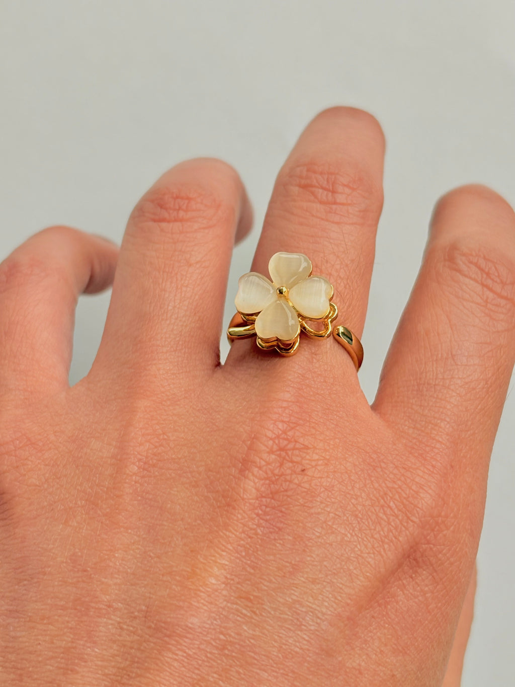 Anillo antiestrés Trébol