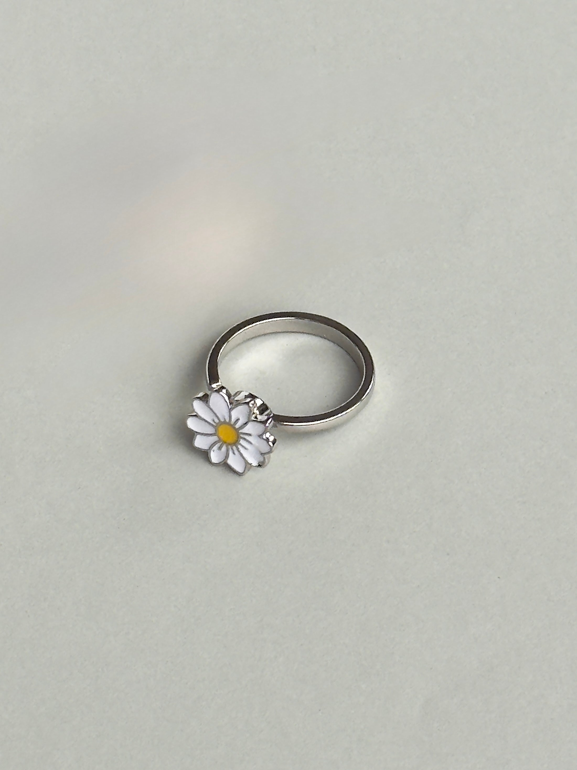 Anillo antiestrés Margarita silver