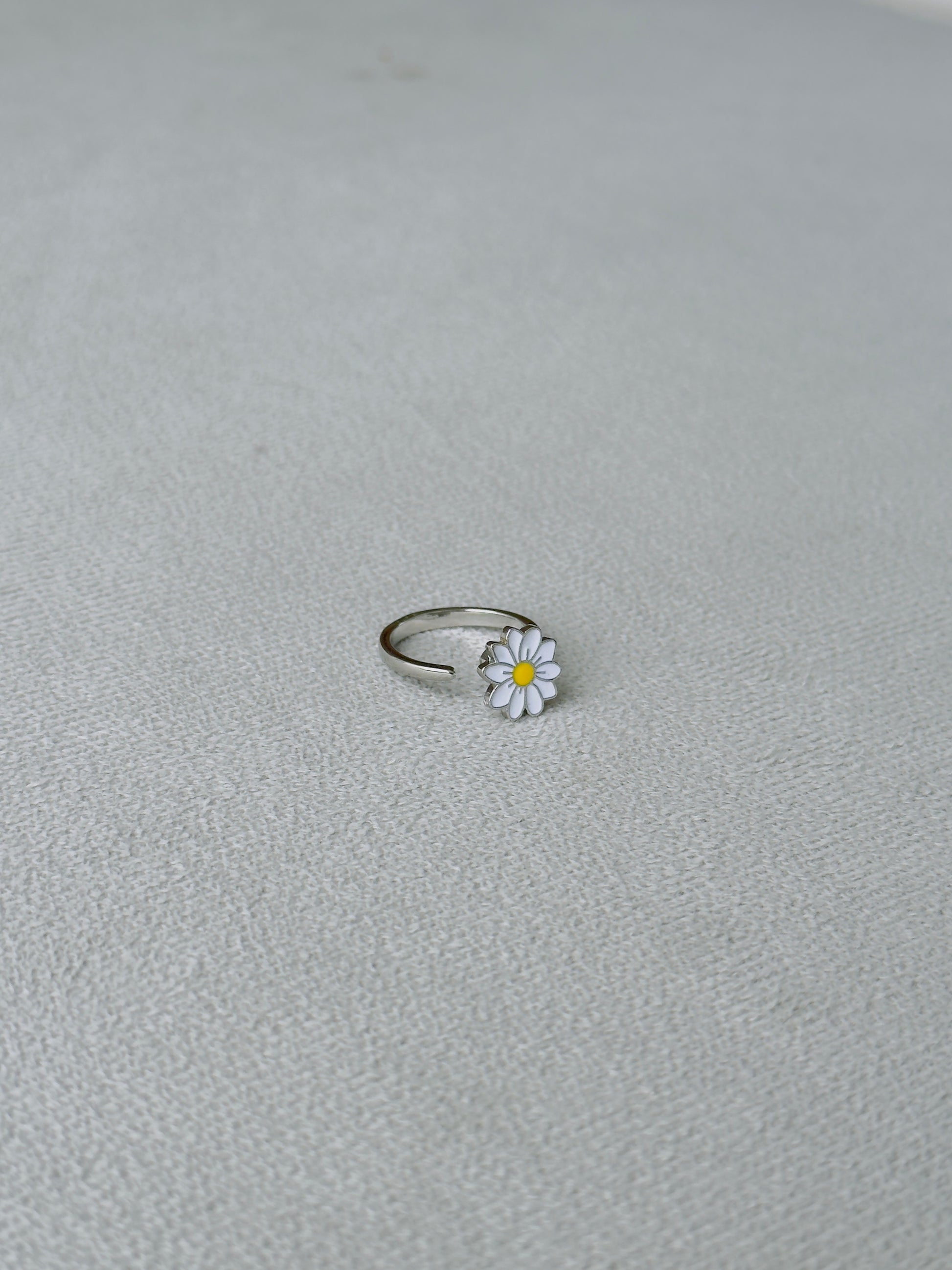 Anillo antiestrés Margarita silver